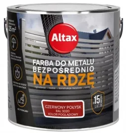 altax-farba-do-metalu-na-rdze-25l-czerwony-polysk-ral-3020