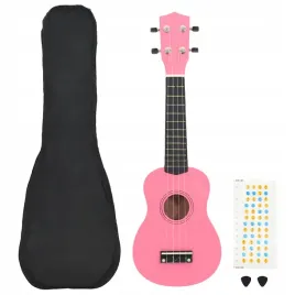 ukulele-sopranowe-z-pokrowcem-dla-dzieci-rozow