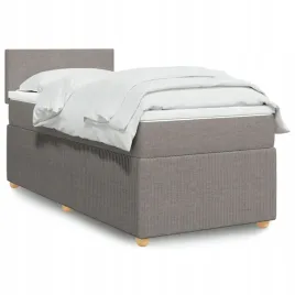 vidaxl-lozko-kontynentalne-z-materacem-taupe-tkanina-90x200-cm