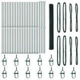 plot-heksagonalny-zielony-15x100-m-stal-kolor-zielony-stan-nowy