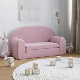 vidaxl-2-os-sofa-dla-dzieci-rozkladana-rozowa-miekki-plusz