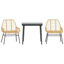 3-czesciowy-zestaw-obiadowy-do-ogrodu-brazowy-polirattan-szklo