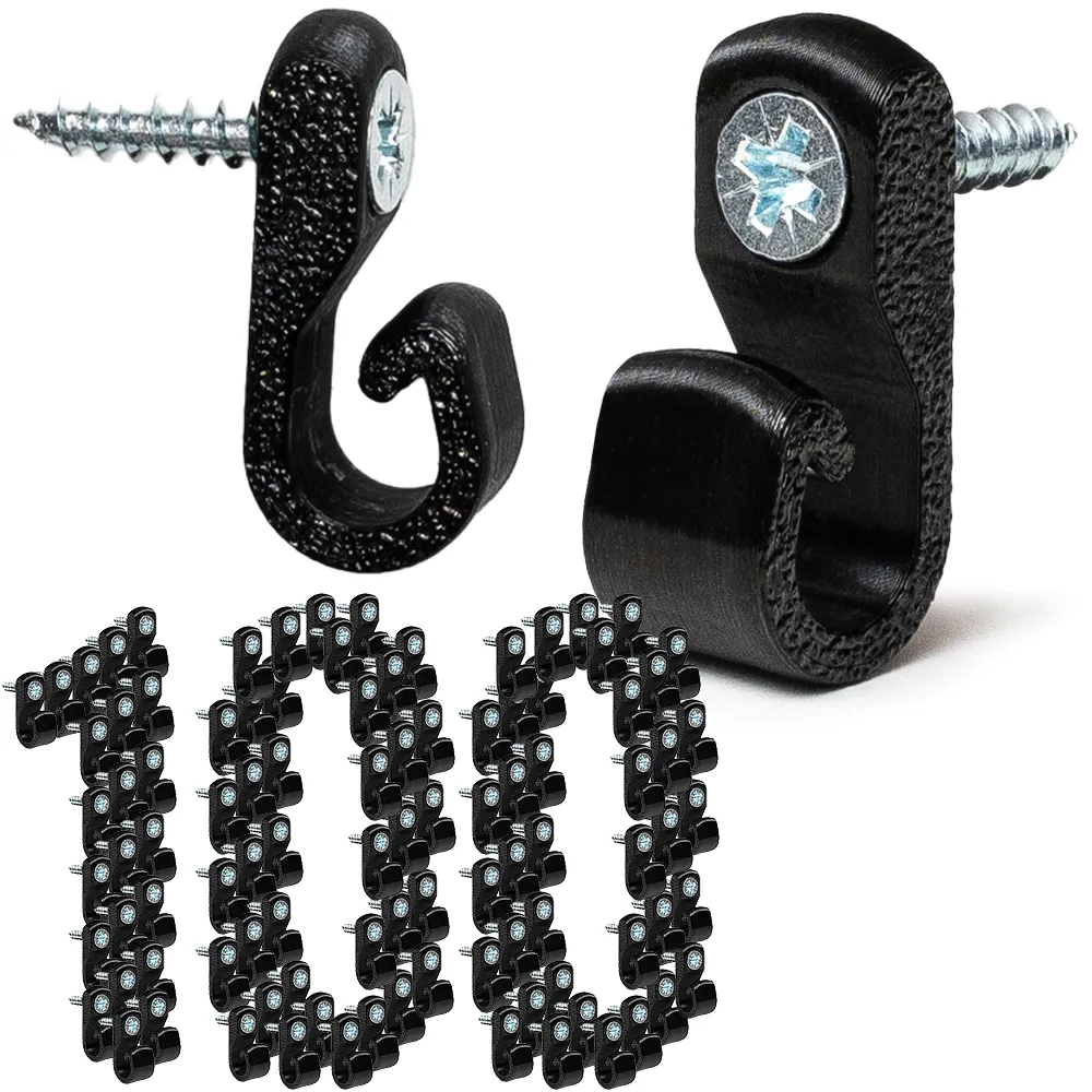 100x-haczyk-przykrecany-czarny-stan-nowy