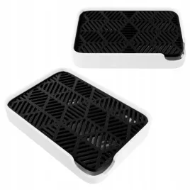 mydelniczka-wolnostojaca-na-blat-z-ociekaczem-elegancka-wzor-hex