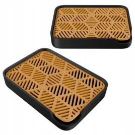 mydelniczka-wolnostojaca-na-blat-z-ociekaczem-elegancka-wzor-hex