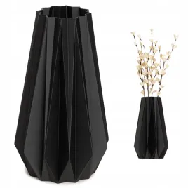 wazon-dekoracyjny-na-trawy-ozdobne-czarny-mat-wysoki-22cm