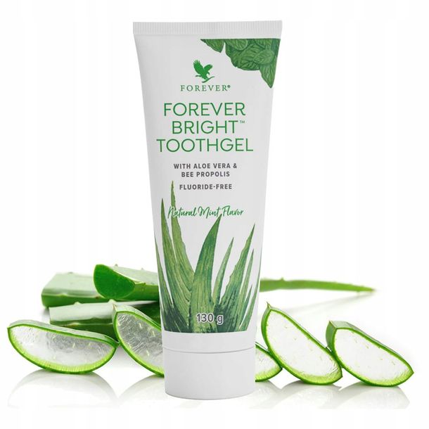 ﻿FOREVER Bright Toothgel - Żel do mycia zębów z Aloe Vera bez fluoru 130 g