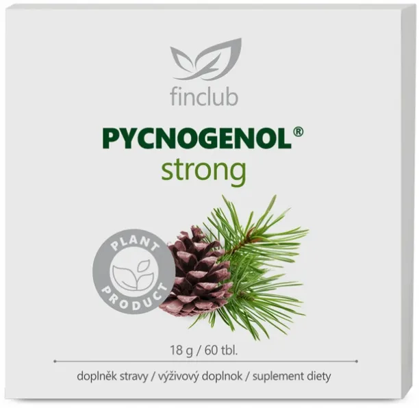PYCNOGENOL STRONG 60TABL FINCLUB Wyciąg z sosny przybrzeżnej Pinus maritima