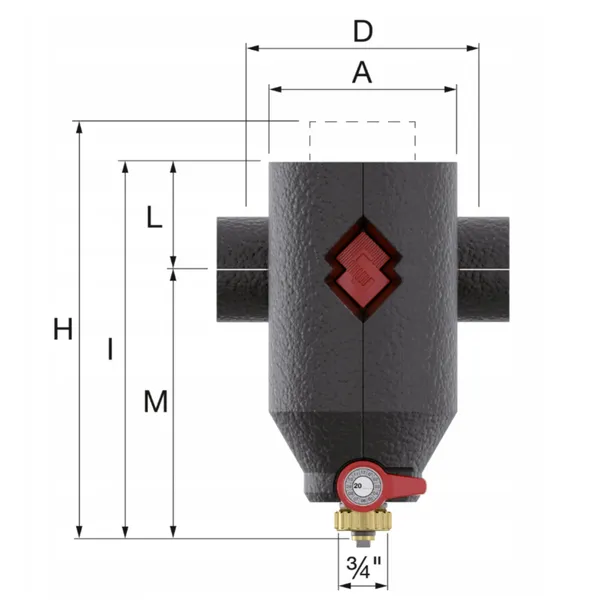separator-filtr-magnetyczny-instalacji-co-zanieczyszczen-fi-11-4-flamco-cl-sposob-montazu-wiszace