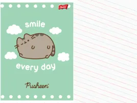 pusheen-zeszyt-a5-linia-dwukolorowa-32-kartki-w-linie-kotek-smile-every-day