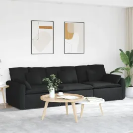 vidaxl-sofa-modulowa-z-poduszkami-czarna