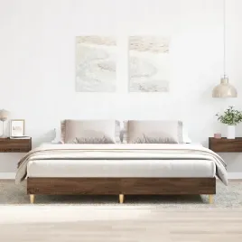 vidaxl-rama-lozka-bez-materaca-brazowy-dab-200x200-cm-drewno-klejone