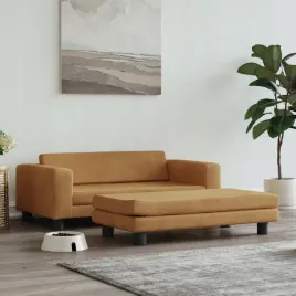 vidaxl-legowisko-dla-psa-z-dostawka-brazowe-100x50x30-cm-aksamit