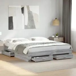 vidaxl-rama-lozka-z-szufladami-szary-dab-sonoma-200x200-cm