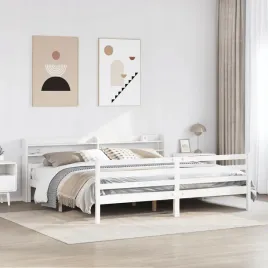 vidaxl-rama-lozka-z-zaglowkiem-bez-materaca-biala-200x200-cm
