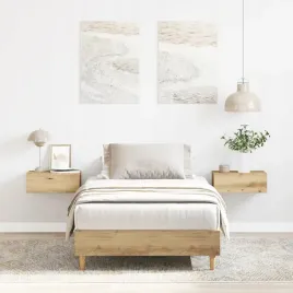 vidaxl-rama-lozka-bez-materaca-dab-rzemieslniczy-90x190-cm