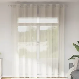 vidaxl-zaslony-woalowe-z-przelotkami-2-szt-kremowe-140x260-cm