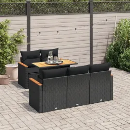 vidaxl-6-cz-zestaw-mebli-z-poduszkami-czarny-polirattan-i-akacja