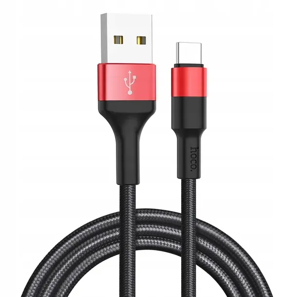 hoco-kabel-usb-a-do-typ-c-2a-x26-1-m-czarno-czerwony-stan-nowy