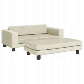 legowisko-dla-psa-z-dostawka-kremowe-100x50x30-cm-aksamit