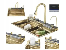 zlewozmywak-zlew-jednokomorowy-wyswietlacz-wielofunkcyjny-stal-zloty