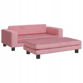 sofa-dziecieca-z-podnozkiem-rozowa-100x50x3