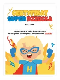 certyfikat-a4-super-dziecka-dziewycznka-10szt