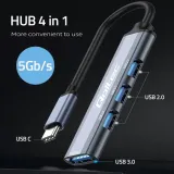hub-usb-typ-c-3-1-usb-3-0-3x-usb-2-0-qoltec-stan-nowy