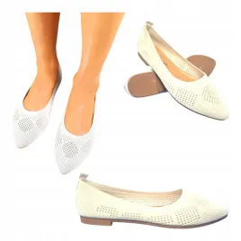 damskie-buty-baleriny-azurowe-baletki-seastar-materialowe-letnie-biale-41