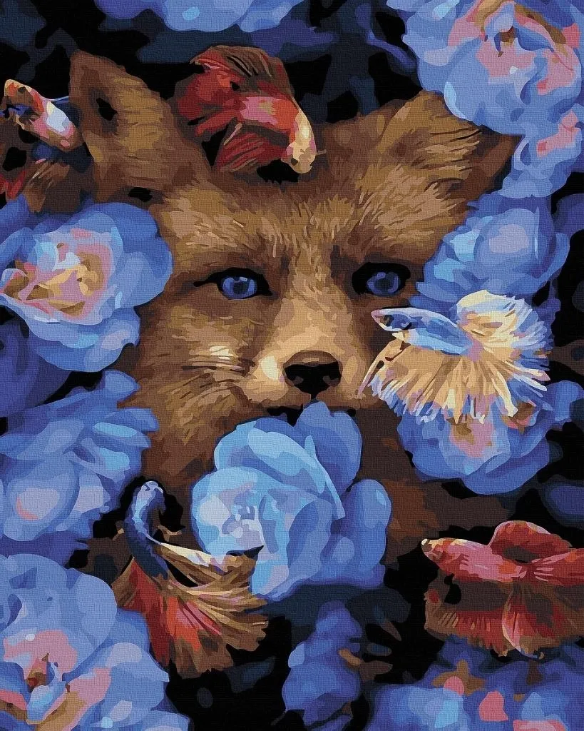 malowanie-po-numerach-czarne-plotno-lis