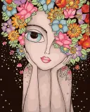 malowanie-po-numerach-czarne-plotno-dziewczyna