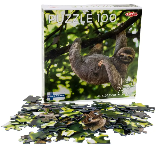 puzzle-100-sloth-hanging-on-tree-kolekcja-tactic