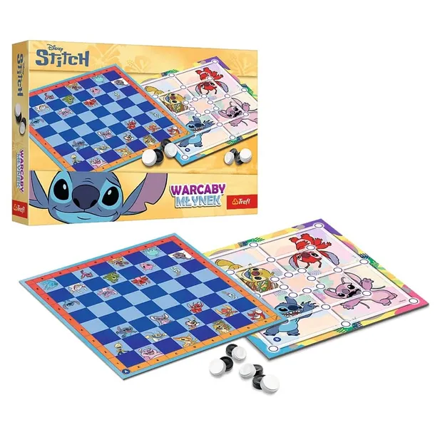 gra-warcaby-i-mlynek-liloandstitch-trefl-2w1-stan-nowy-material-papier