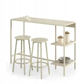 elegancki-zestaw-mebli-do-kuchni-stol-waski-z-hokerami-polki-evert-krem