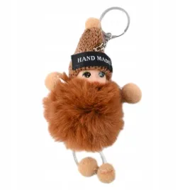 brelok-do-torebki-kluczy-plecaka-lalka-miekki-pompon-rozne-kolory