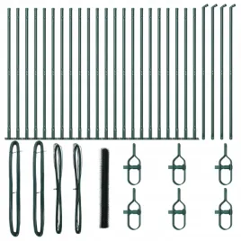 ogrodzenie-szesciokatne-zielone-15x50-m-stal-slupki-ogrodzeniowe-vidaxl-z