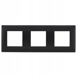 kos-dante-ramka-potrojna-3x-czarna-ip20-mat-podtynkowy-83-225-9mm-450983