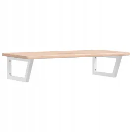 polka-scienna-pod-umywalke-stal-i-lite-drewno-debowe