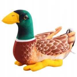 pluszowa-maskotka-przytulanka-kaczka-brazowo-zielona-28cm