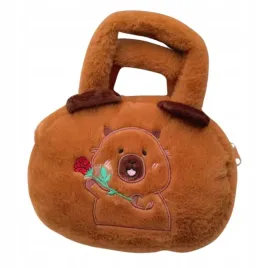 torba-pluszowa-z-kapibara-z-roza-brazowy-20cm