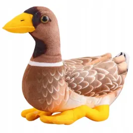 pluszowa-maskotka-przytulanka-kaczka-brazowo-zolta-28cm