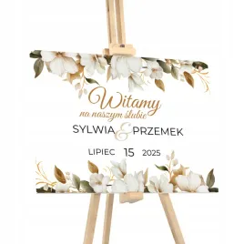 drewniana-tablica-powitalna-50x70-dekoracje-slub-wesele-biale-kwiaty-lilie