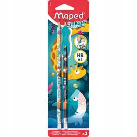 olowek-z-gumka-jungle-fever-hb-2-sztuki-nakladka-na-olowek-blister-maped
