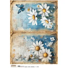 papier-ryzowy-a4-scraplove-daisy-junk-journal-1-stokrotki-biedronka-motyl