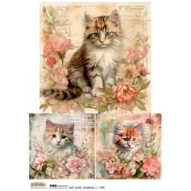 papier-ryzowy-a4-scraplove-cat-junk-journal-1-kotki-w-kwiatach