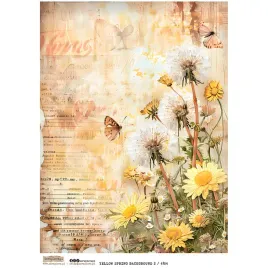 papier-ryzowy-a4-scraplove-yellow-spring-background-2-dmuchawiec-mlecz-mo