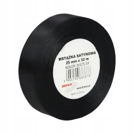 wstazka-satynowa-25mm-x-32m-ws25-39-brewis-czarna