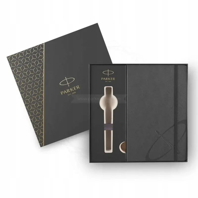 zestaw-premium-parker-pudelko-notes-stan-nowy