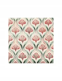 serwetki-daisy-pol-mak-33x33-flora-coral-leaves-pattern-20-sztuk