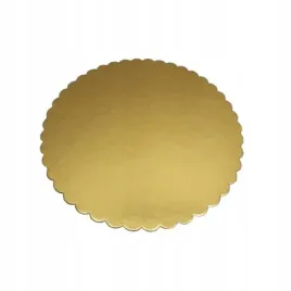 podklad-pod-tort-zloty-fala-falbanka-26-cm-zlota-karbowana-krazek-podkladka